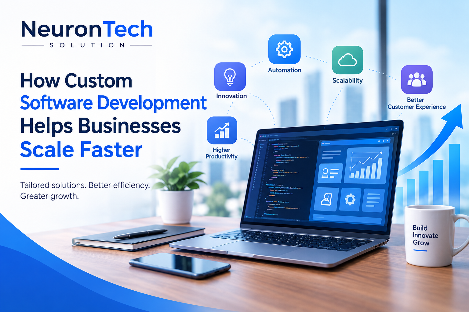 How Custom Software Development Helps Businesses Scale Faster