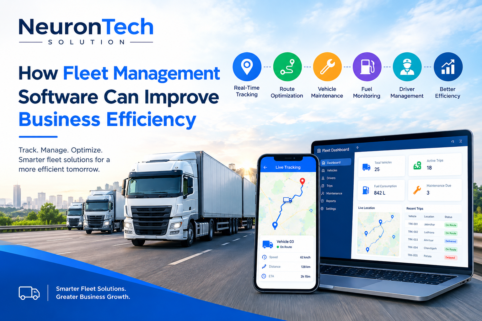 How Fleet Management Software Can Improve Business Efficiency