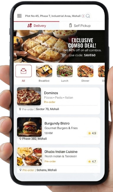 Customer App Screenshot
