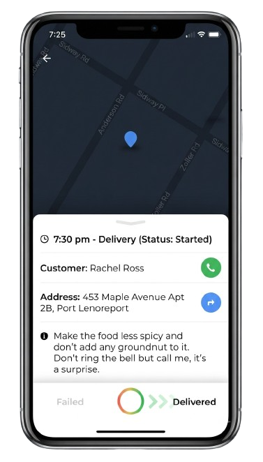 Delivery App Mockup