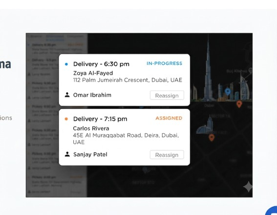 Fleet Manager Dashboard & Drivers App