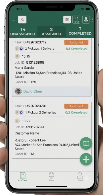 Vendor App Screenshot