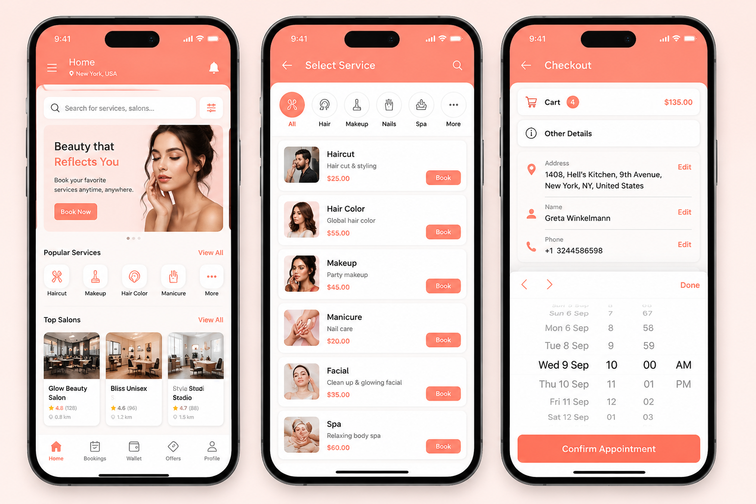 Mobile Scheduling UI